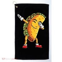 Dabbing Taco Cinco de Mayo Funny Mexican Food Dab Golf Towel thumb 0