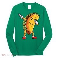Dabbing Taco Cinco de Mayo Funny Mexican Food Dab Long Sleeve Shirt thumb 0