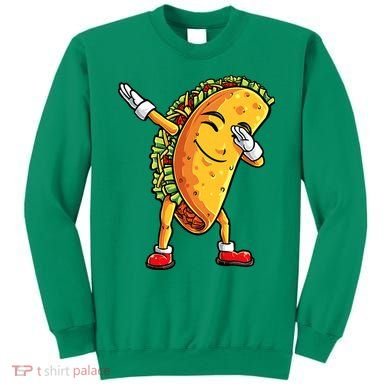 Dabbing Taco Cinco de Mayo Funny Mexican Food Dab Sweatshirt