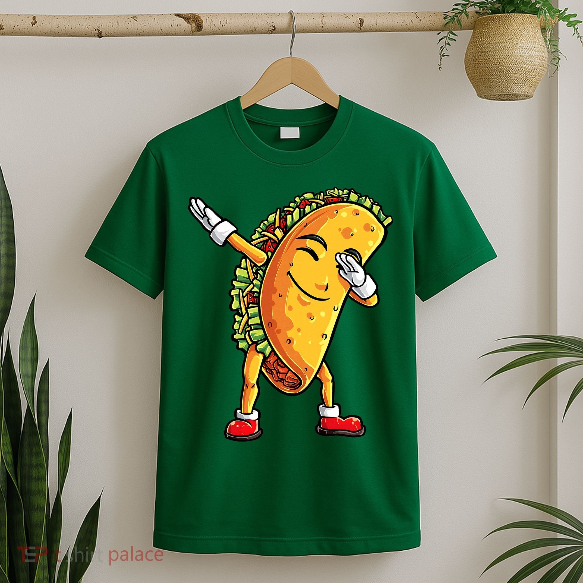 Dabbing Taco Cinco de Mayo Funny Mexican Food Dab T-Shirt
