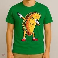 Dabbing Taco Cinco de Mayo Funny Mexican Food Dab T-Shirt thumb 3