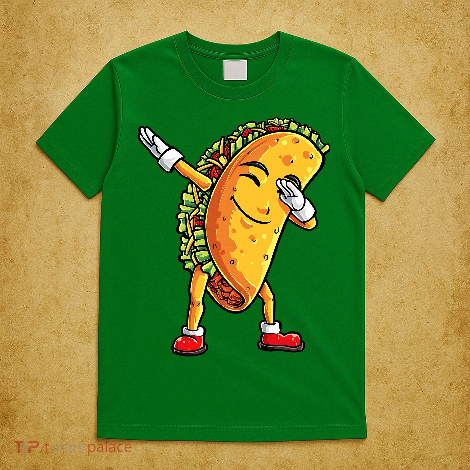 Dabbing Taco Cinco de Mayo Funny Mexican Food Dab T-Shirt