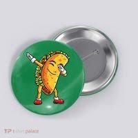 Dabbing Taco Cinco de Mayo Funny Mexican Food Dab Button thumb 0