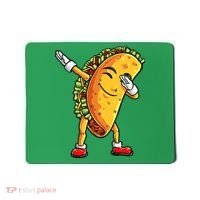 Dabbing Taco Cinco de Mayo Funny Mexican Food Dab Mousepad thumb 0