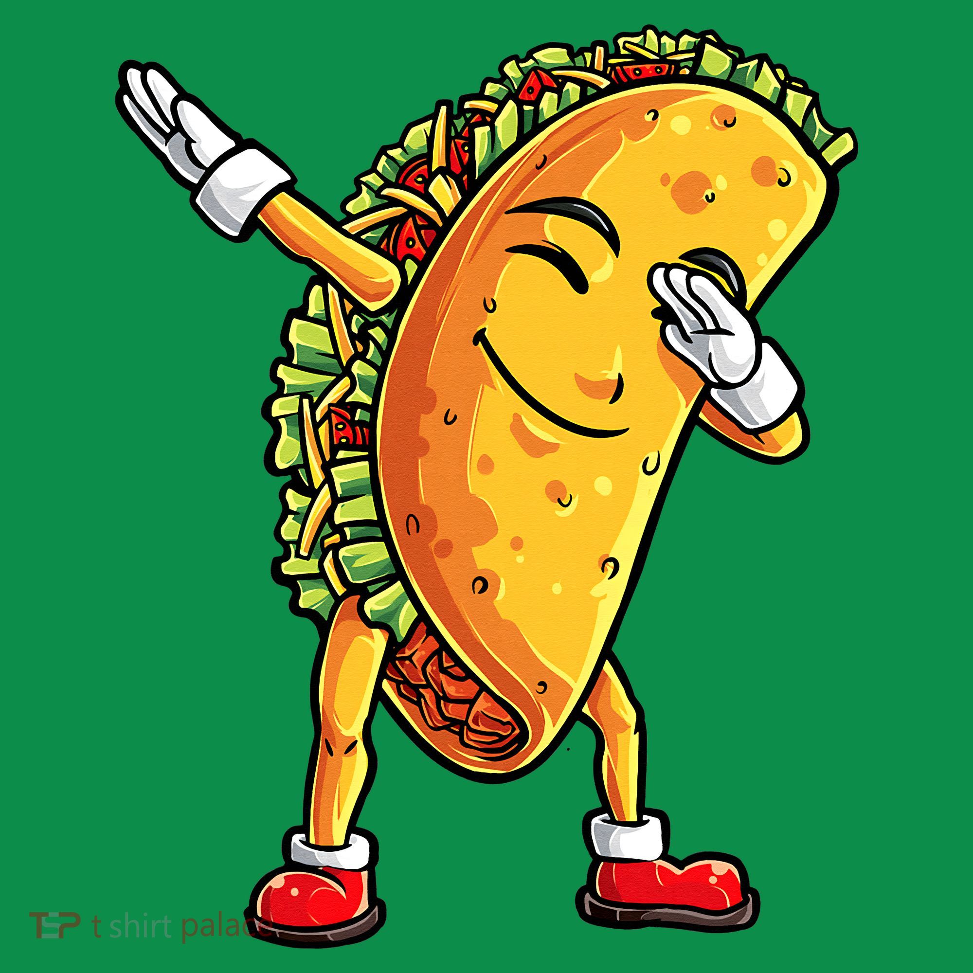 Dabbing Taco Cinco de Mayo Funny Mexican Food Dab Ornament