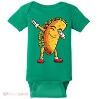 Dabbing Taco Cinco de Mayo Funny Mexican Food Dab Baby Bodysuit thumb 0