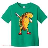 Dabbing Taco Cinco de Mayo Funny Mexican Food Dab Toddler T-Shirt thumb 0