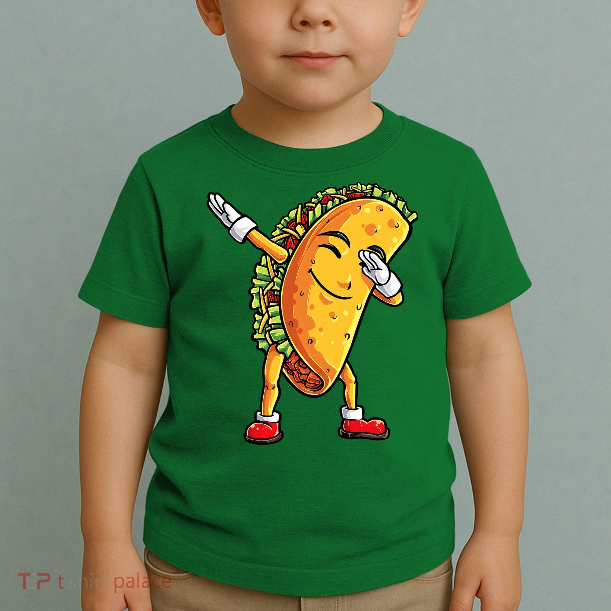 Dabbing Taco Cinco de Mayo Funny Mexican Food Dab Toddler T-Shirt