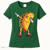 Dabbing Taco Cinco de Mayo Funny Mexican Food Dab Women's T-Shirt thumb 0