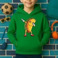 Dabbing Taco Cinco de Mayo Funny Mexican Food Dab Kids Hoodie thumb 2