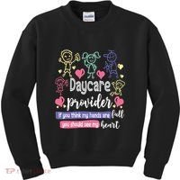 Daycare Teacher Childcare Daycare Provider Kids Sweatshirt thumb 0