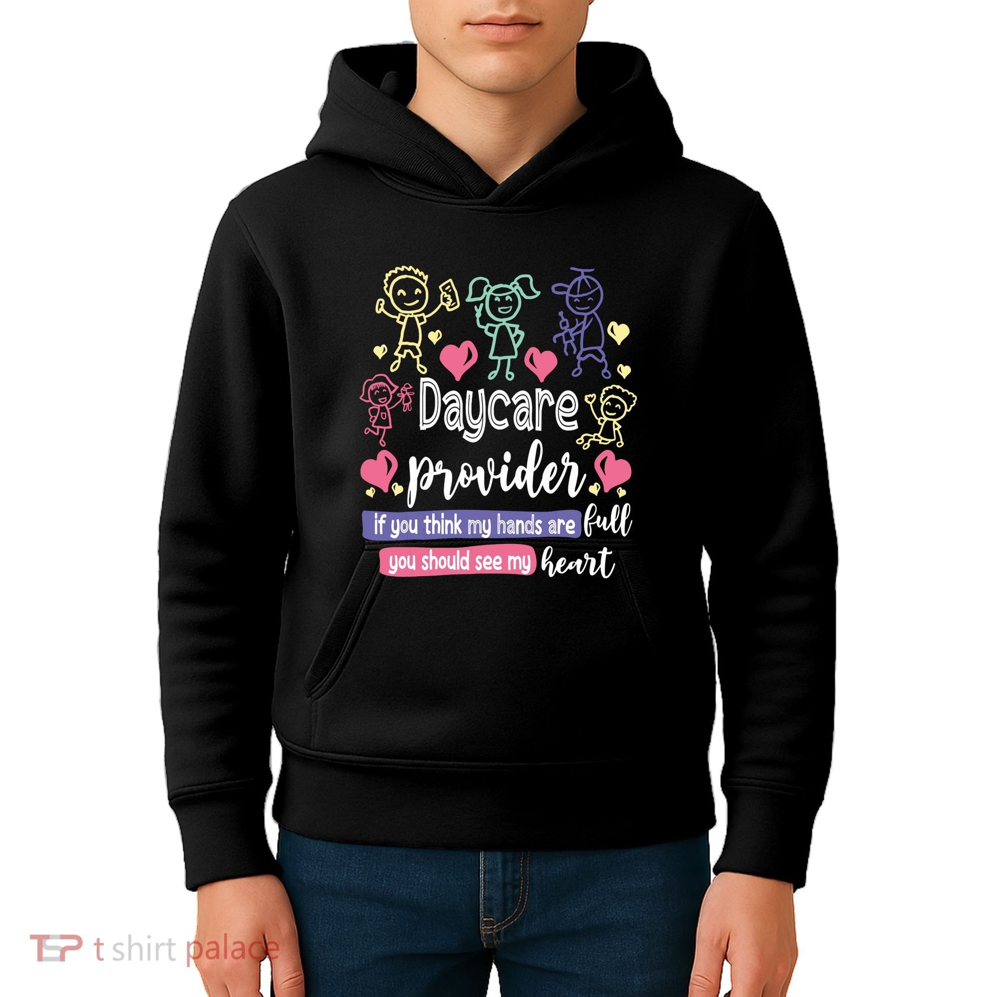 Daycare Teacher Childcare Daycare Provider Kids Hoodie