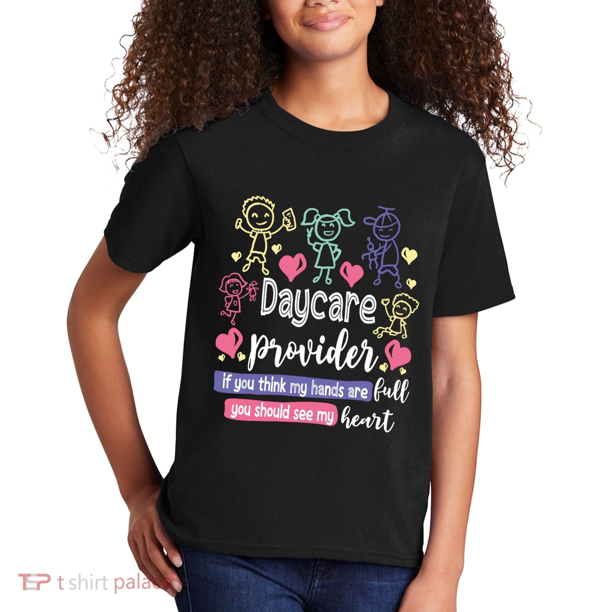 Daycare Teacher Childcare Daycare Provider Kids T-Shirt