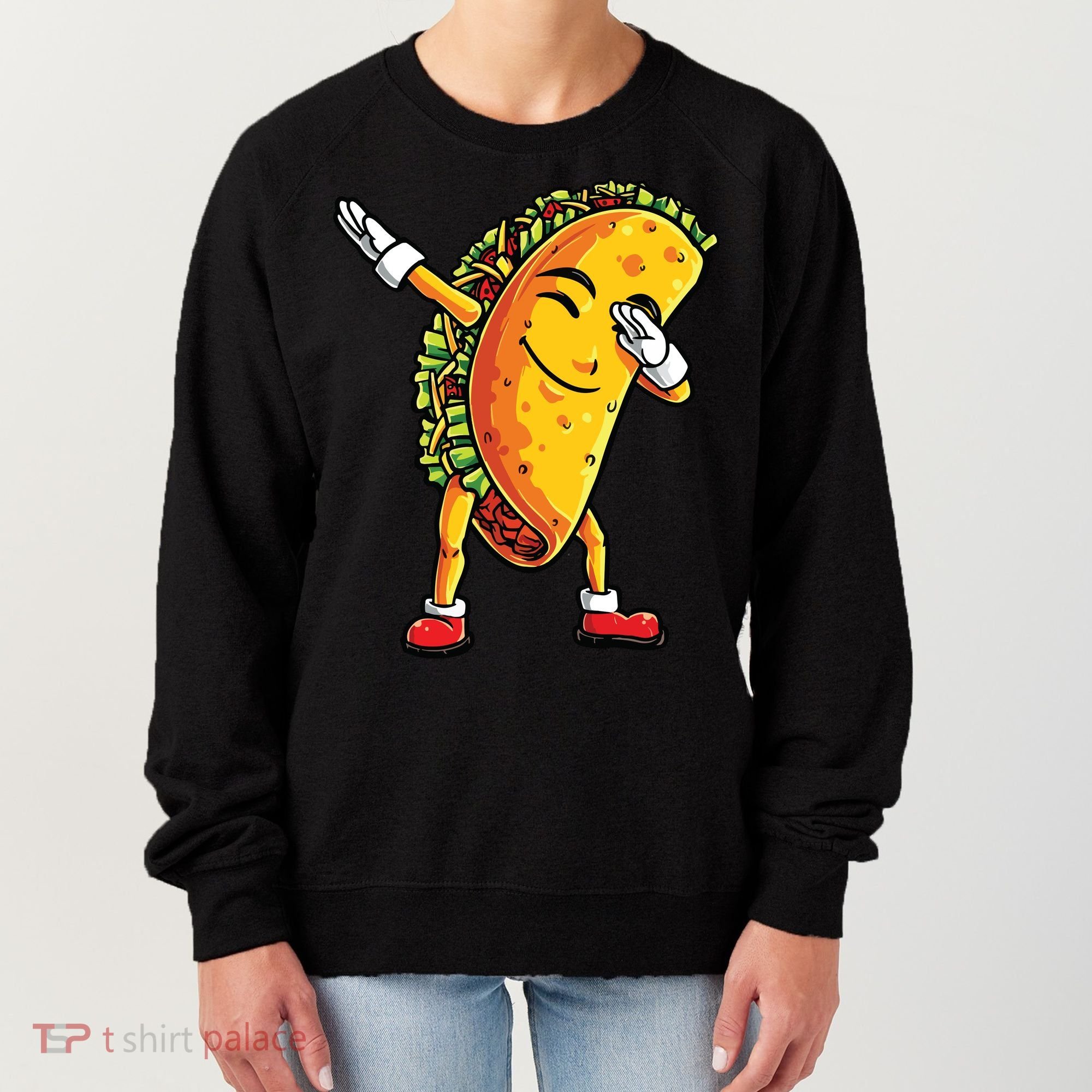 Dabbing Taco Cinco De Mayo Funny Mexican Dab Women's Sweatshirt