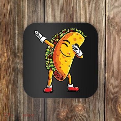 Dabbing Taco Cinco De Mayo Funny Mexican Dab Coaster