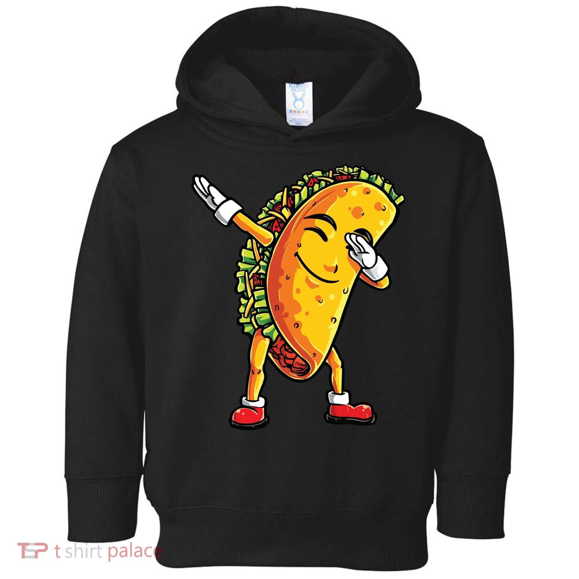 Dabbing Taco Cinco De Mayo Funny Mexican Dab Toddler Hoodie