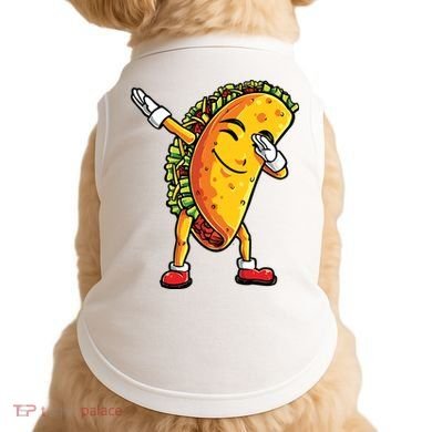 Dabbing Taco Cinco De Mayo Funny Mexican Dab Doggie Tank