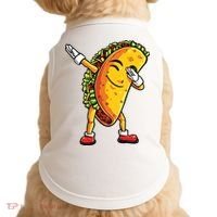 Dabbing Taco Cinco De Mayo Funny Mexican Dab Doggie Tank thumb 0