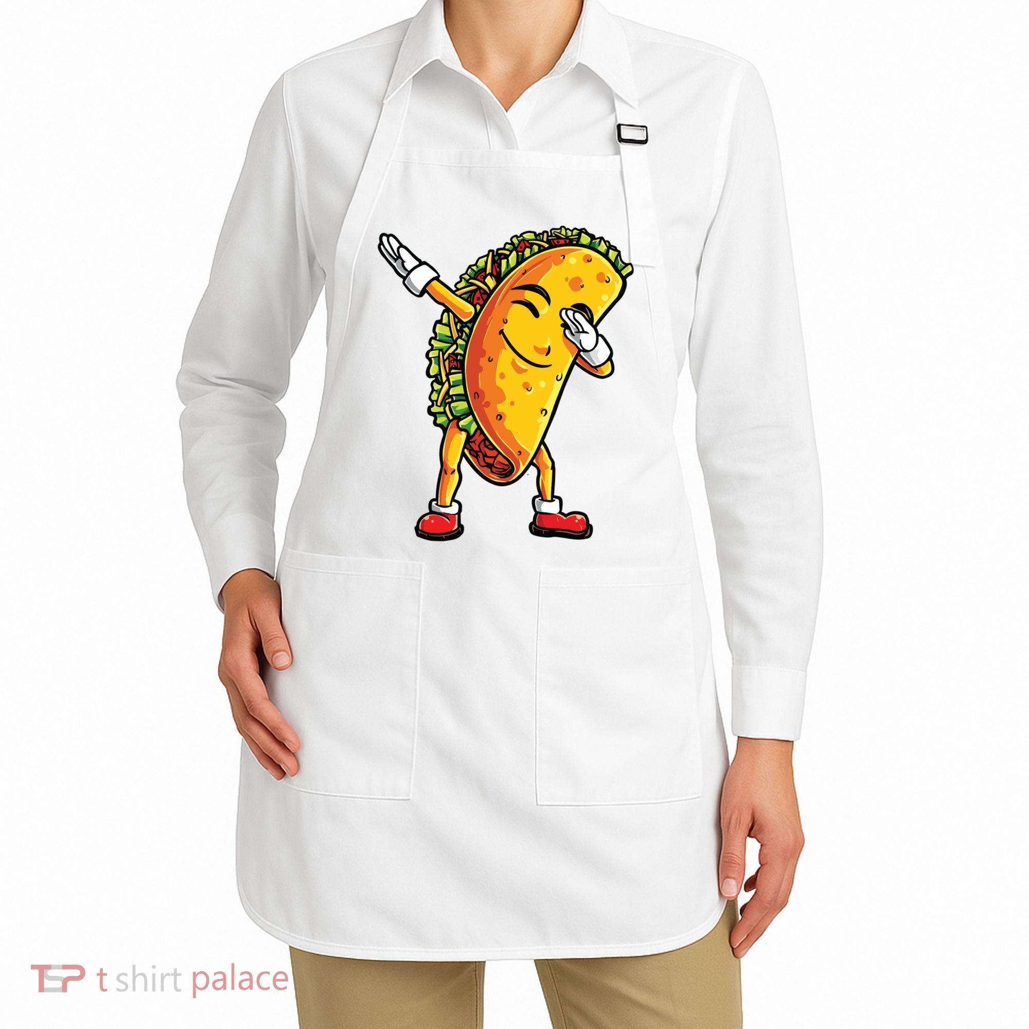 Dabbing Taco Cinco De Mayo Funny Mexican Dab Apron