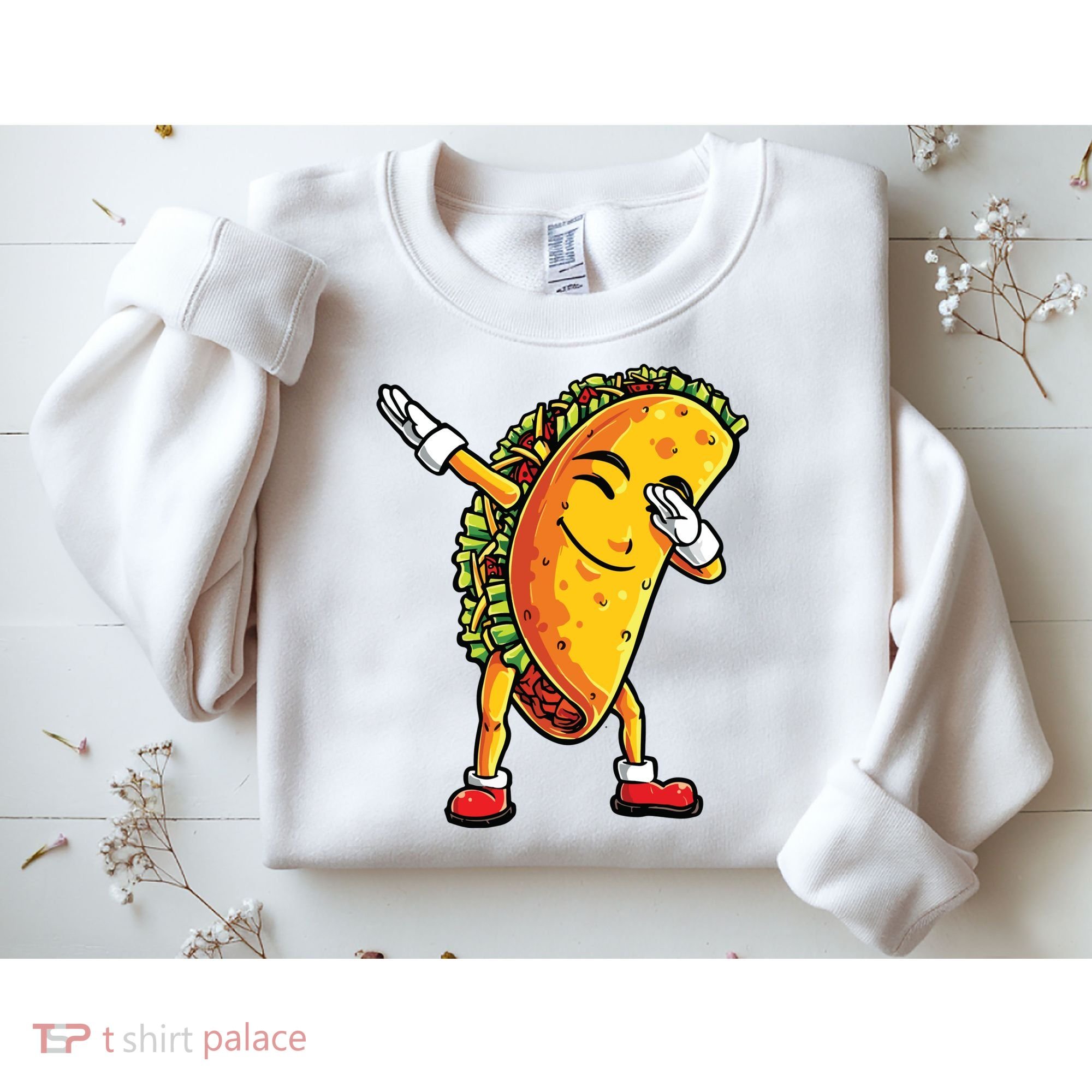 Dabbing Taco Cinco De Mayo Funny Mexican Dab Sweatshirt