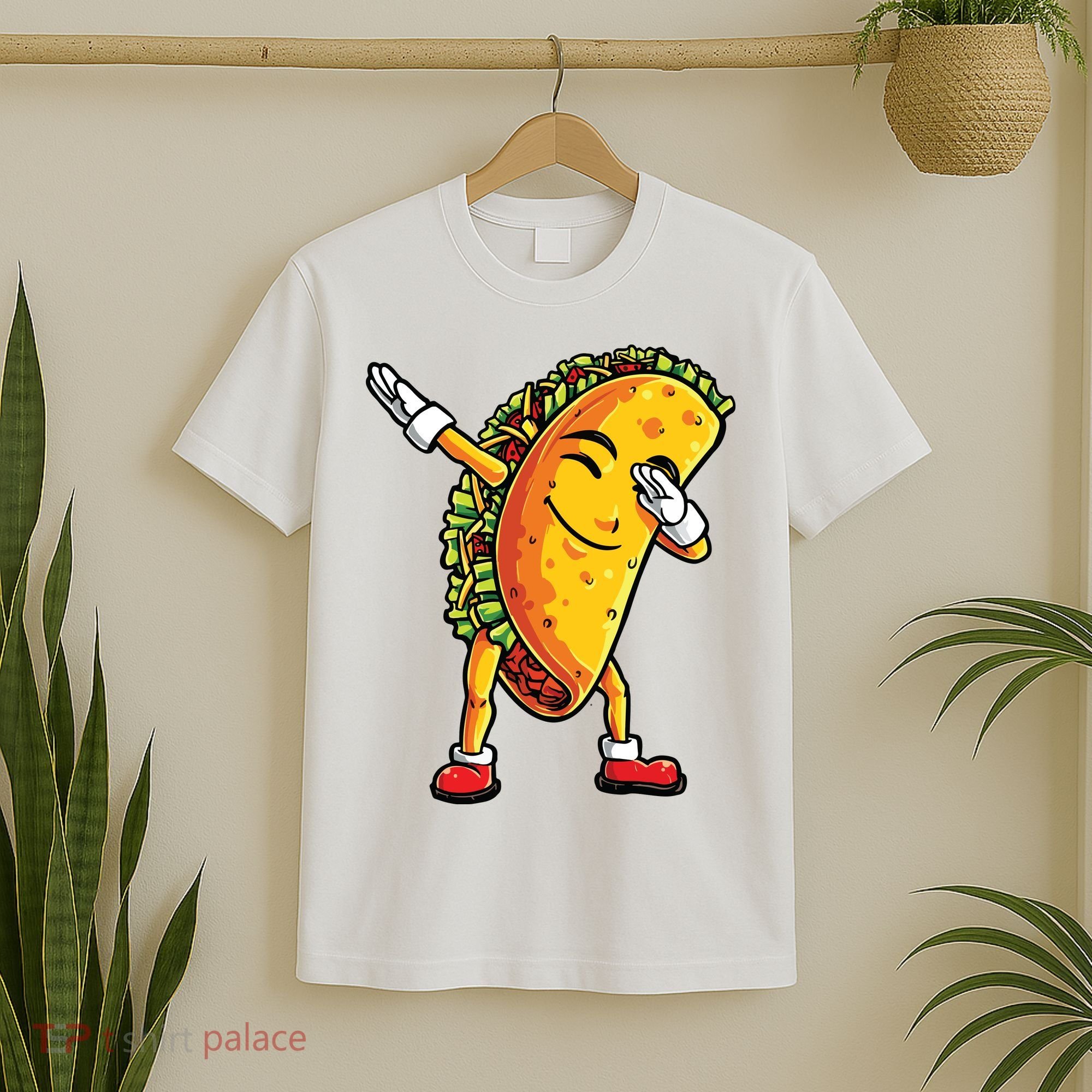Dabbing Taco Cinco De Mayo Funny Mexican Dab T-Shirt