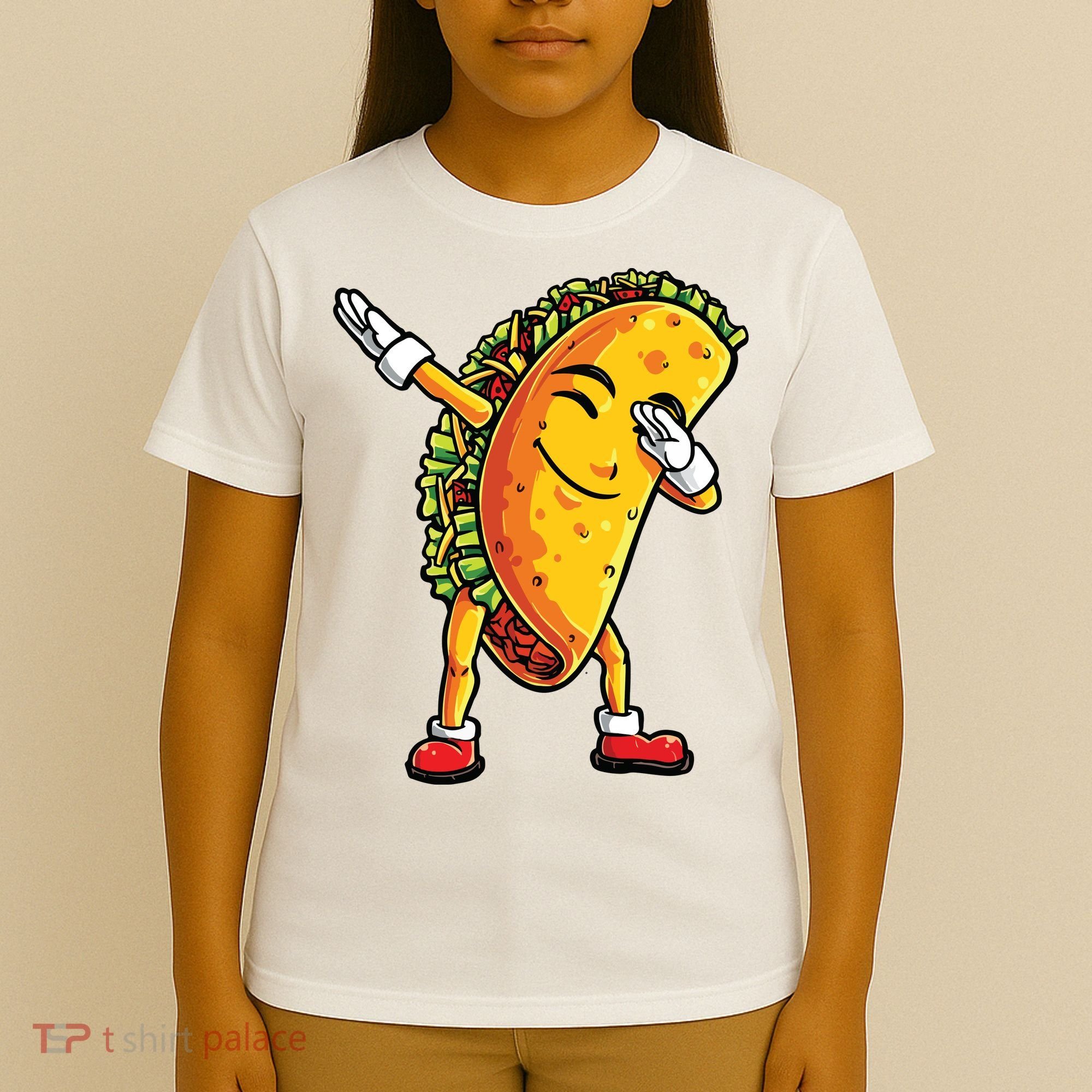Dabbing Taco Cinco De Mayo Funny Mexican Dab T-Shirt