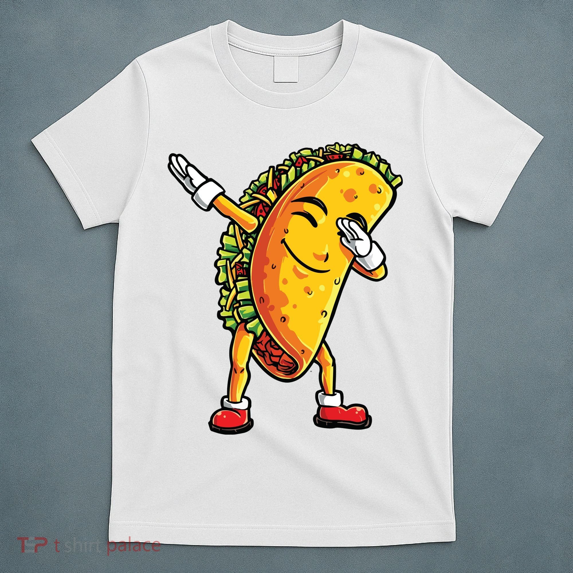 Dabbing Taco Cinco De Mayo Funny Mexican Dab T-Shirt
