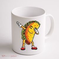 Dabbing Taco Cinco De Mayo Funny Mexican Dab Coffee Mug thumb 1