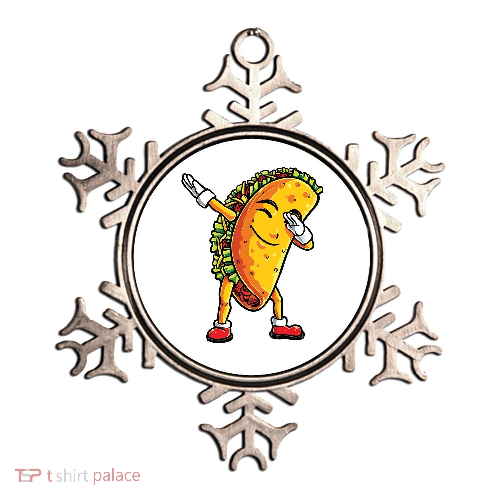 Dabbing Taco Cinco De Mayo Funny Mexican Dab Ornament
