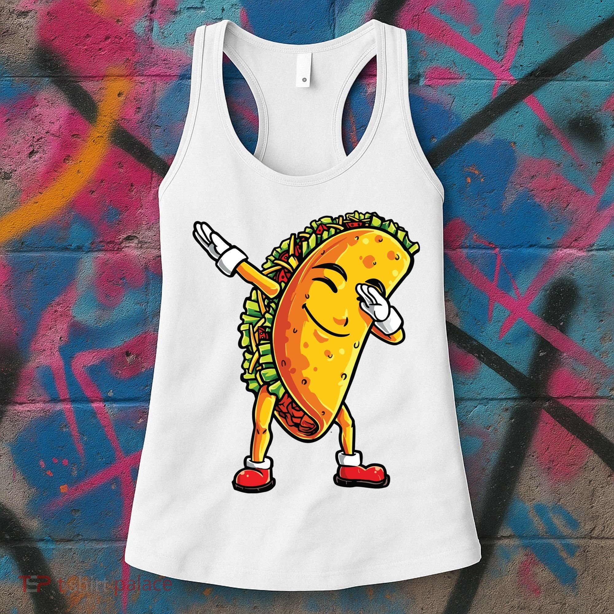 Dabbing Taco Cinco De Mayo Funny Mexican Dab Women's Tank Top