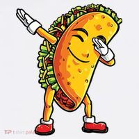 Dabbing Taco Cinco De Mayo Funny Mexican Dab Women's Tank Top thumb 5