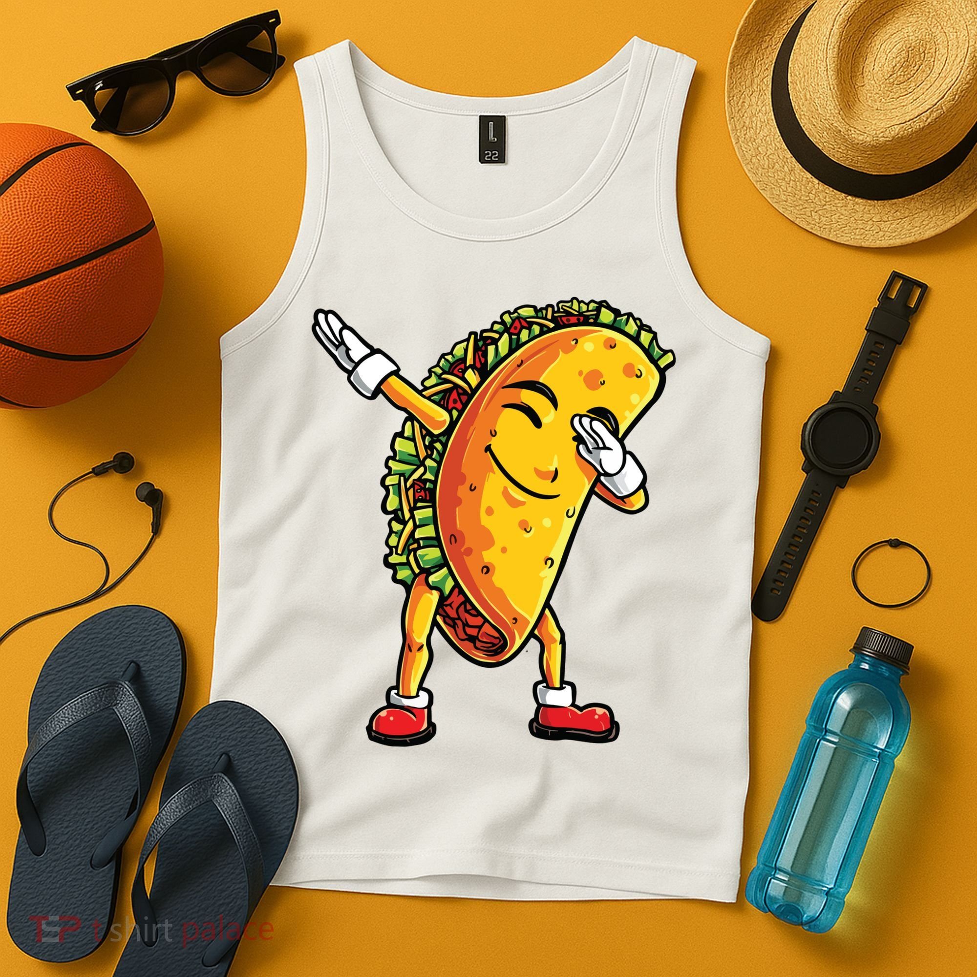 Dabbing Taco Cinco De Mayo Funny Mexican Dab Tank Top