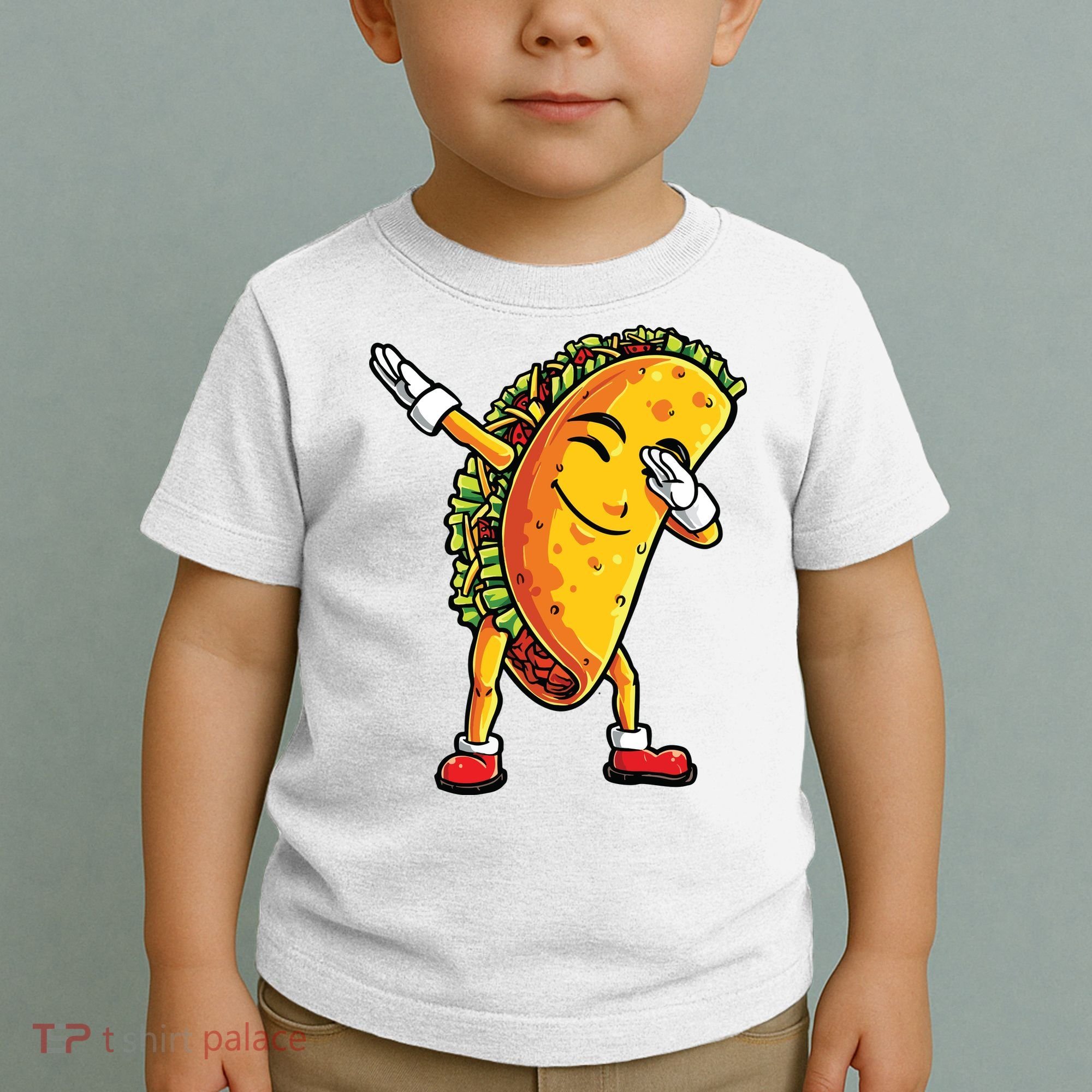 Dabbing Taco Cinco De Mayo Funny Mexican Dab Toddler T-Shirt