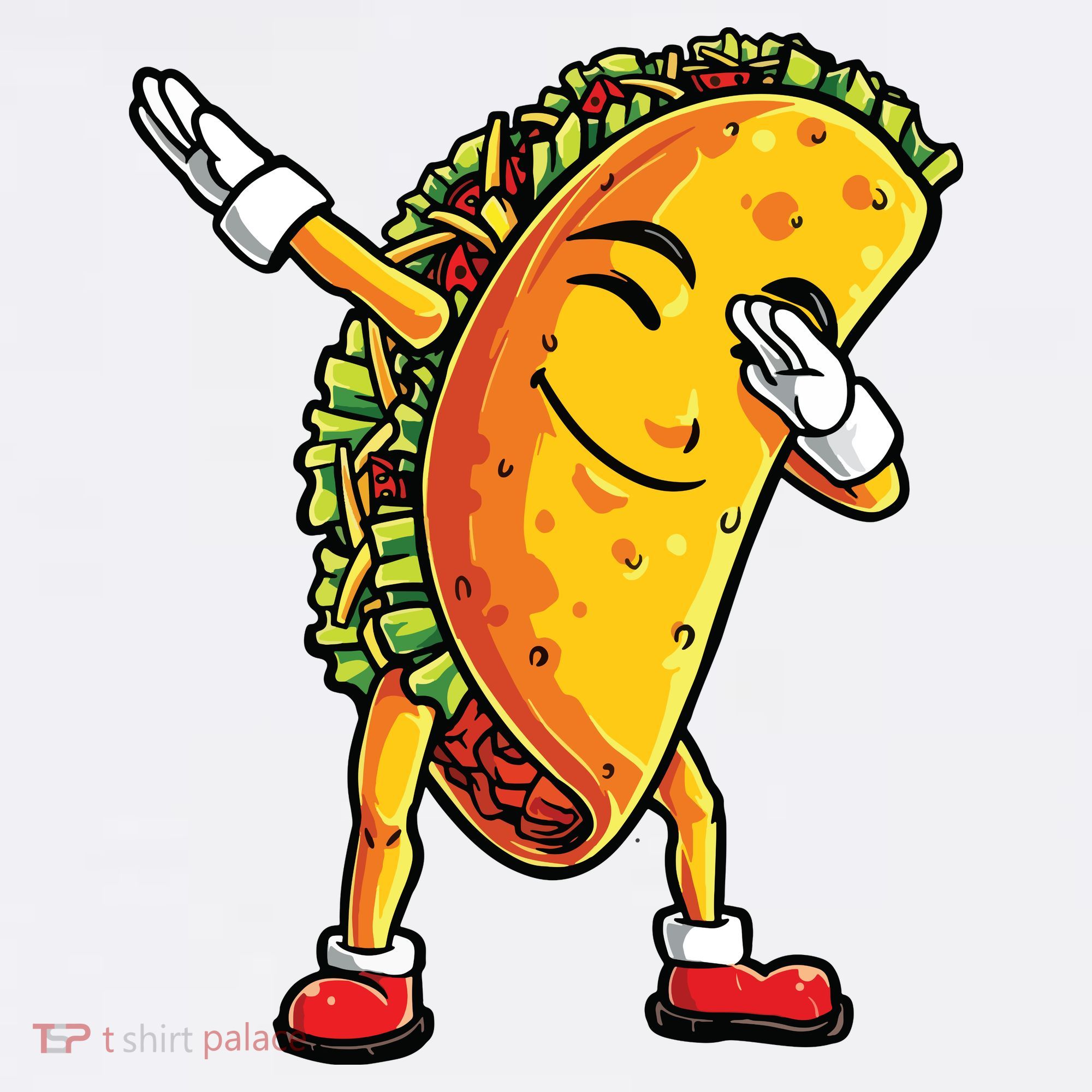 Dabbing Taco Cinco De Mayo Funny Mexican Dab Toddler T-Shirt