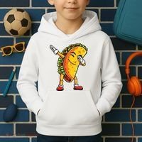 Dabbing Taco Cinco De Mayo Funny Mexican Dab Kids Hoodie thumb 2