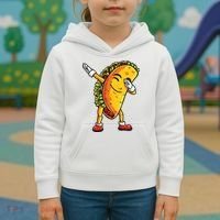 Dabbing Taco Cinco De Mayo Funny Mexican Dab Kids Hoodie thumb 3