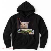 Dinner Table Cat Meme Funny Internet Yelling Confused Gift TShirt Hoodie thumb 0