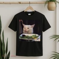 Dinner Table Cat Meme Funny Internet Yelling Confused Gift TShirt T-Shirt thumb 2