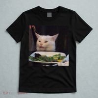 Dinner Table Cat Meme Funny Internet Yelling Confused Gift TShirt T-Shirt thumb 5