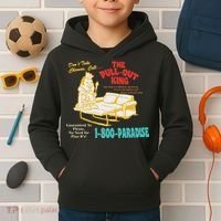 Don’T Take Chance Call…The Pull Out King Funny Quote Kids Hoodie thumb 2