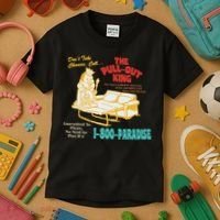 Don’T Take Chance Call…The Pull Out King Funny Quote Kids T-Shirt thumb 3