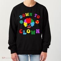 Down to Clown Clowncore Aesthetic Women's Sweatshirt thumb 0