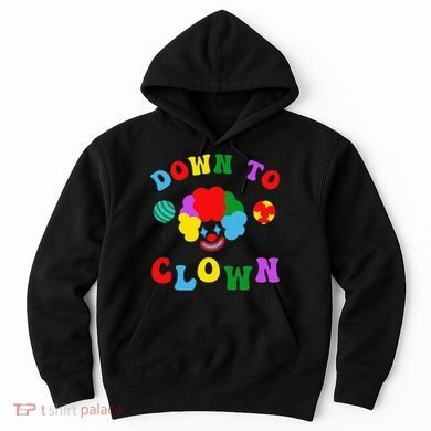 Down to Clown Clowncore Aesthetic Hoodie