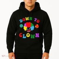 Down to Clown Clowncore Aesthetic Hoodie thumb 2