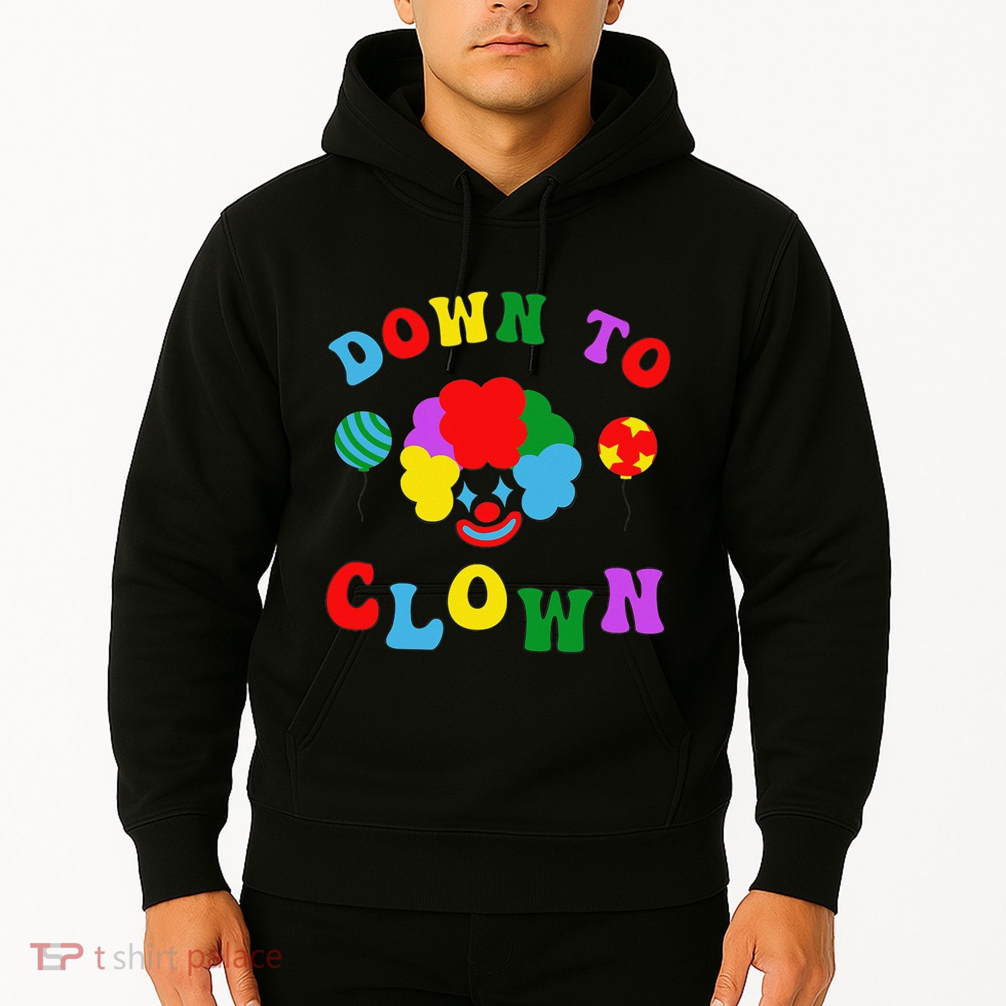 Down to Clown Clowncore Aesthetic Hoodie