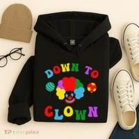 Down to Clown Clowncore Aesthetic Hoodie thumb 4
