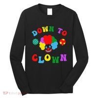 Down to Clown Clowncore Aesthetic Long Sleeve Shirt thumb 0