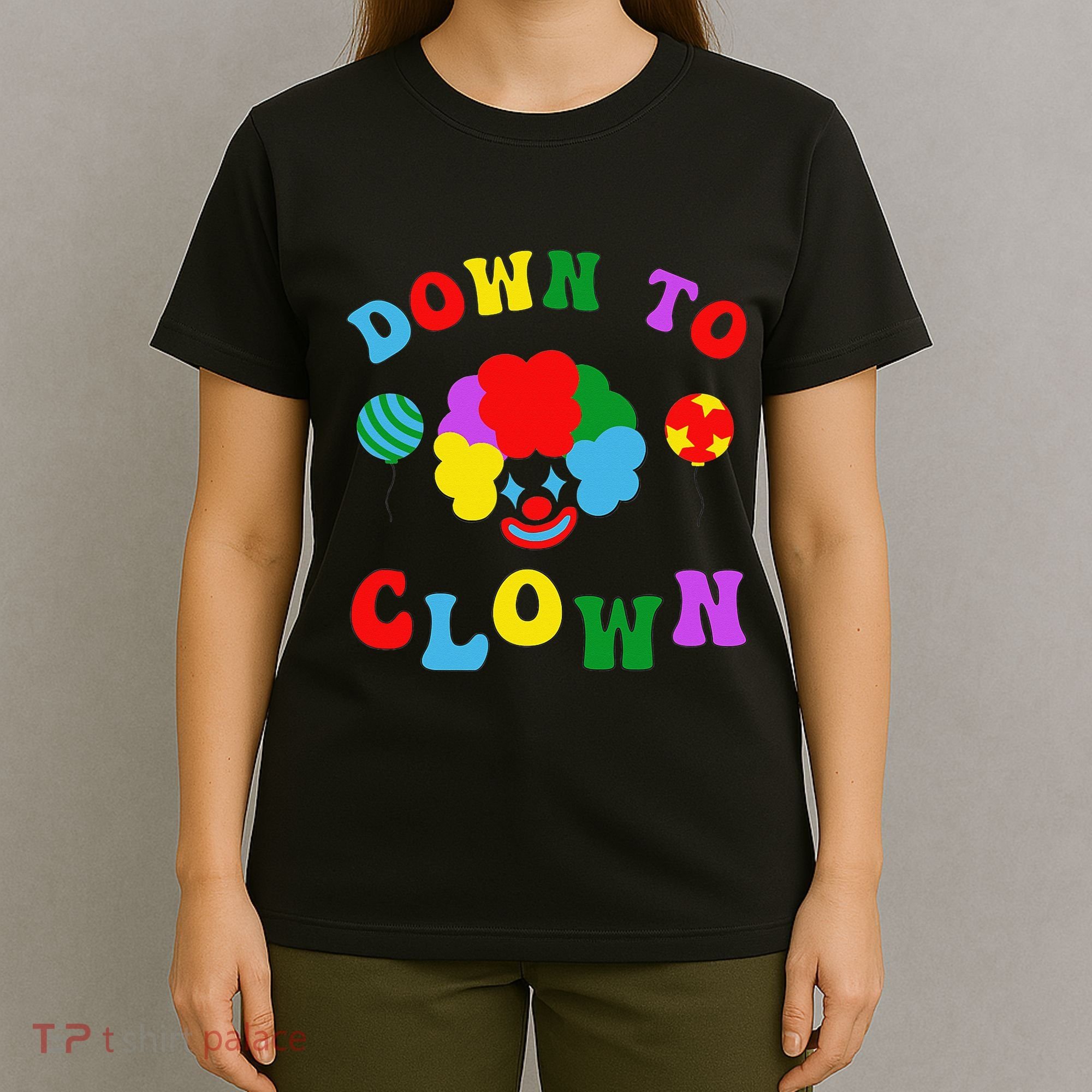 Down to Clown Clowncore Aesthetic T-Shirt