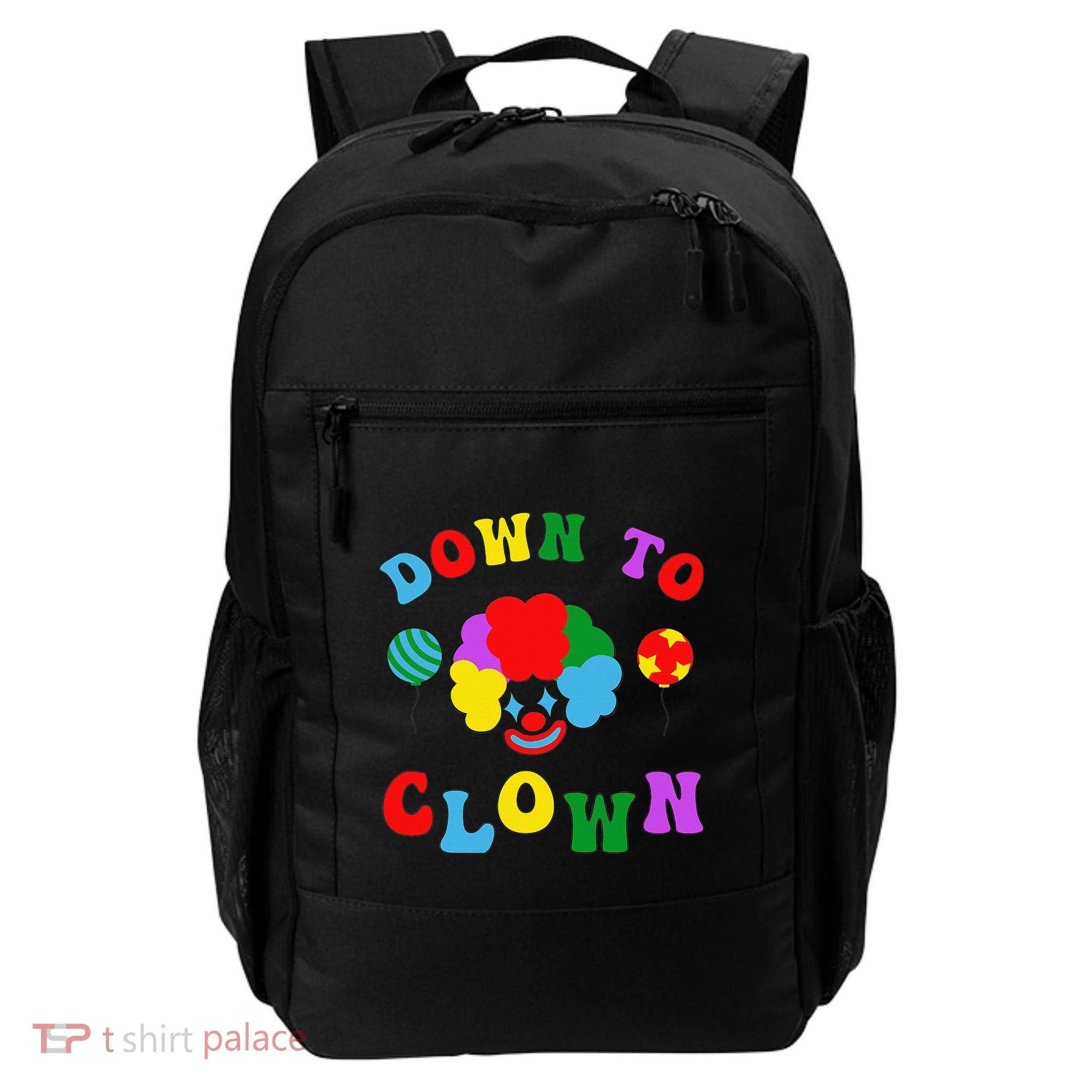 Down to Clown Clowncore Aesthetic Backpack