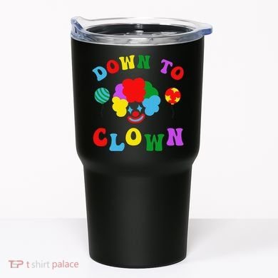 Down to Clown Clowncore Aesthetic Tumbler